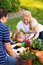 Family container gardening