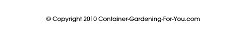 footer for container herb gardening page